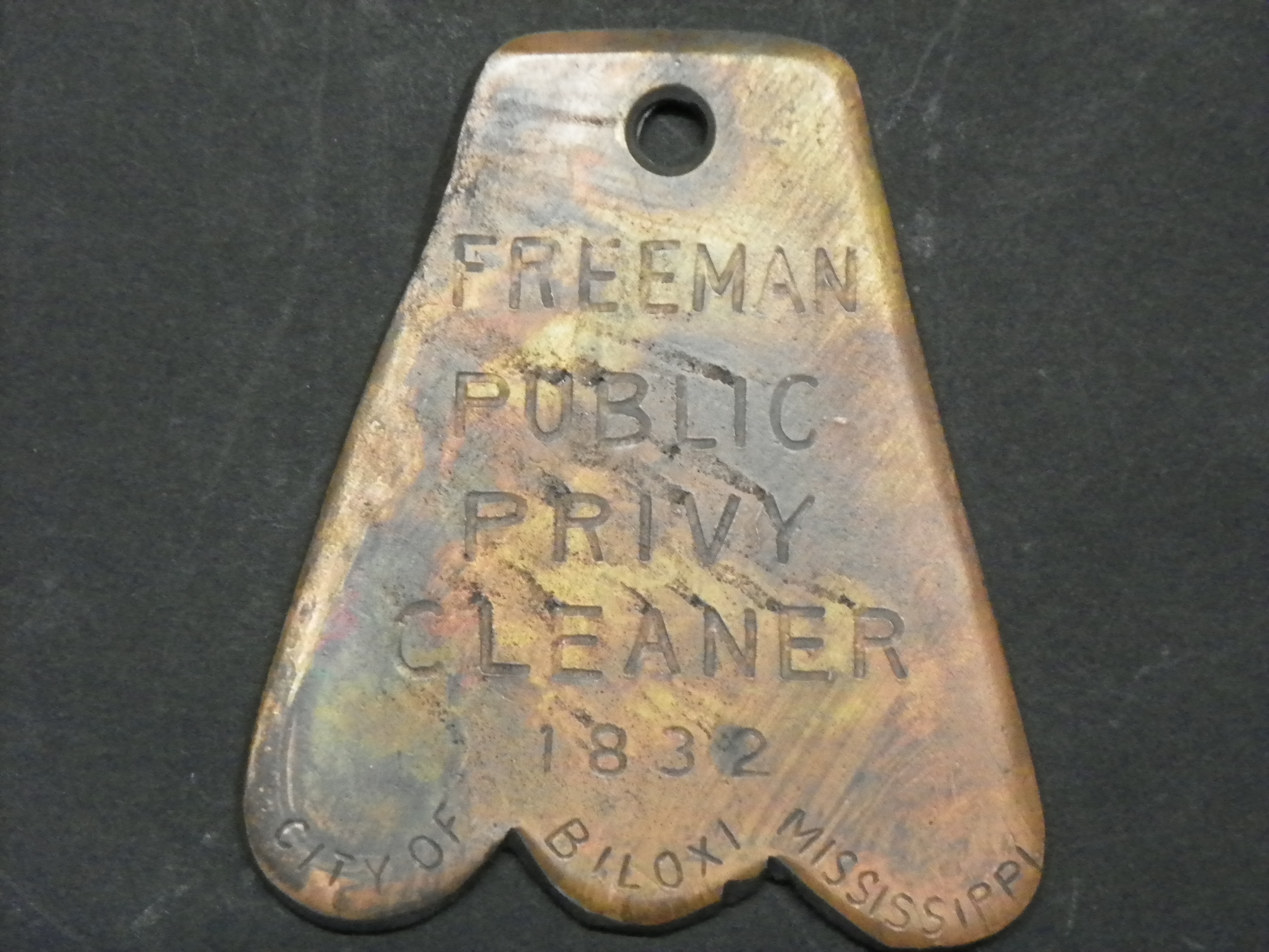 1832 freeman Public Privy Tag
